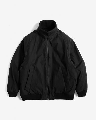 YAECA (MEN) / STAND COLLAR ZIP BLOUZON / BLACK