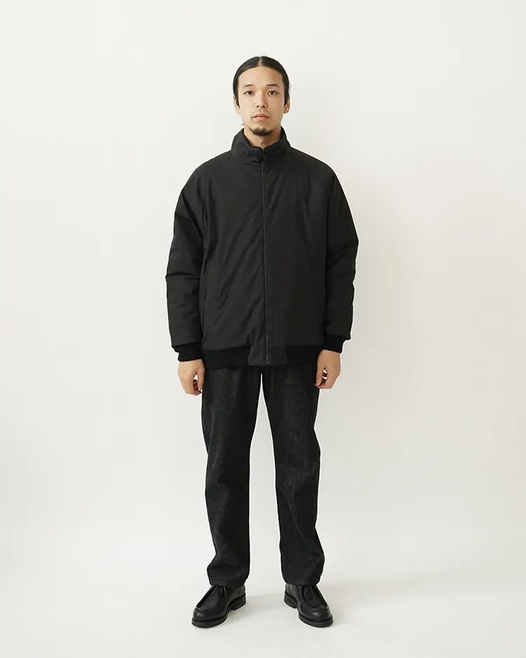 STAND COLLAR ZIP BLOUZON / BLACK | YAECA (MEN)(ヤエカ) | OUTER