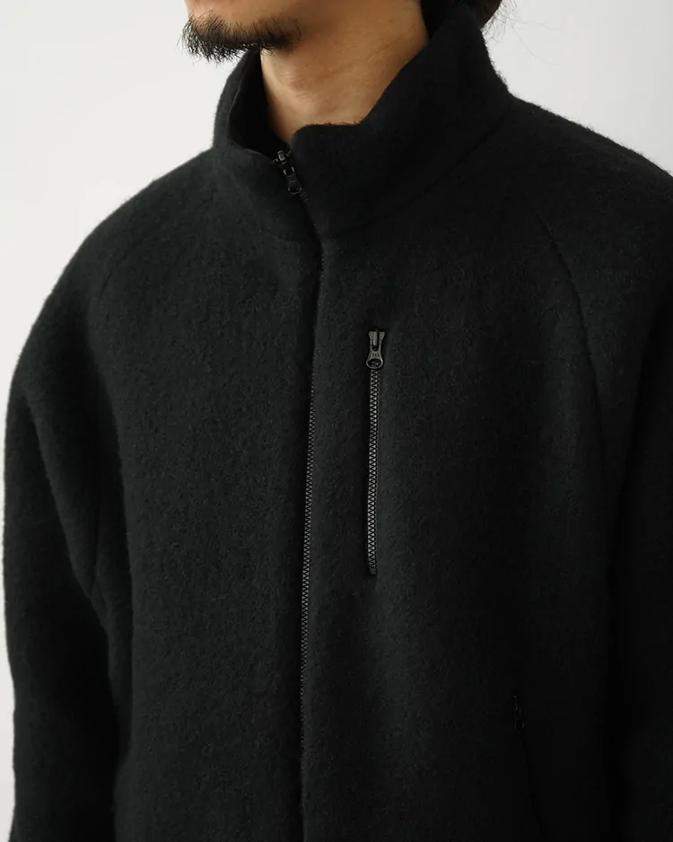 STAND COLLAR ZIP BLOUZON / BLACK | YAECA (MEN)(ヤエカ) | OUTER