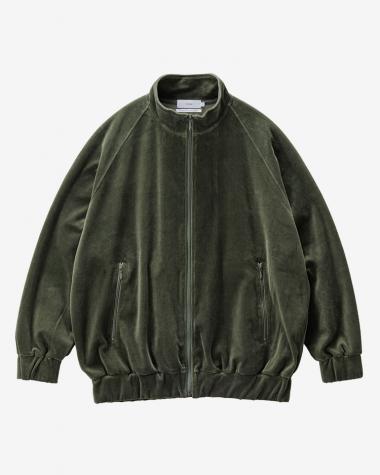  / Compact Velour Track Jacket / GREEN