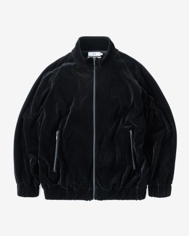  / Compact Velour Track Jacket / BLACK