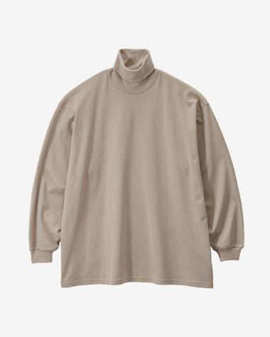  / Brushed Mockrody High Neck L/S Tee / GREGE