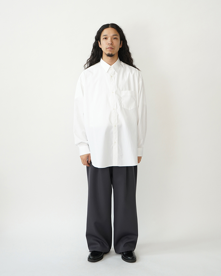 Scale Off Wool Wide Chef Pants グラフペーパー Scale Off Wool Wide Chef Pants – Graphpaper KYOTO｜グラフ