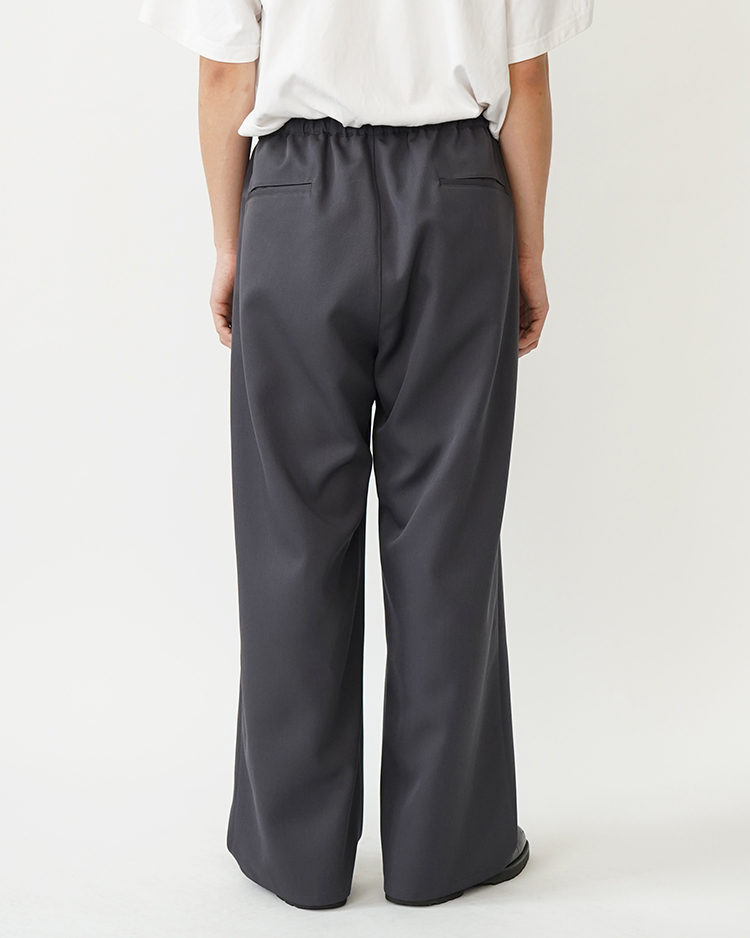 Graphpaper Scale Off Wool Chef Pants グレー Scale Off Wool Wide Chef Pants / C.GRAY | Graphpaper (MEN