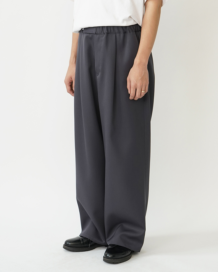 Scale Off Wool Wide Chef Pants / C.GRAY | Graphpaper (MEN