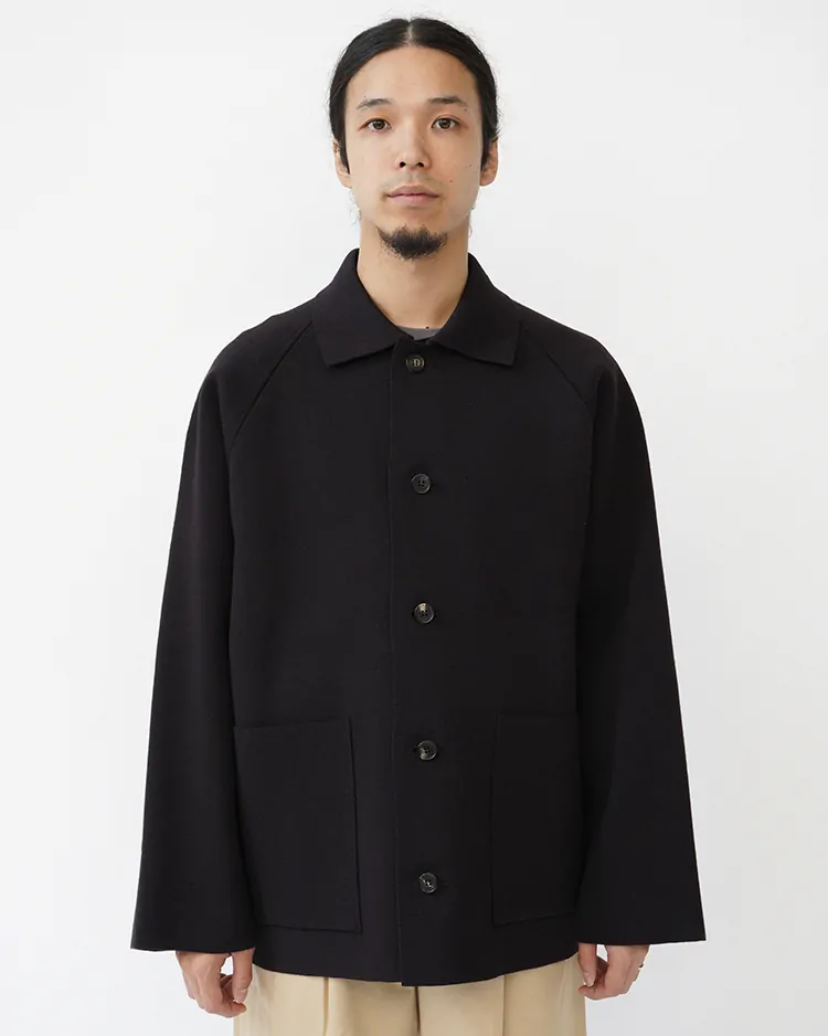 BATONER (MEN) / ULTRA TWIST WOOL MILANO RIB COVERALL / SEPIA BROWN