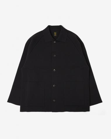  / ULTRA TWIST WOOL MILANO RIB COVERALL / SEPIA BROWN