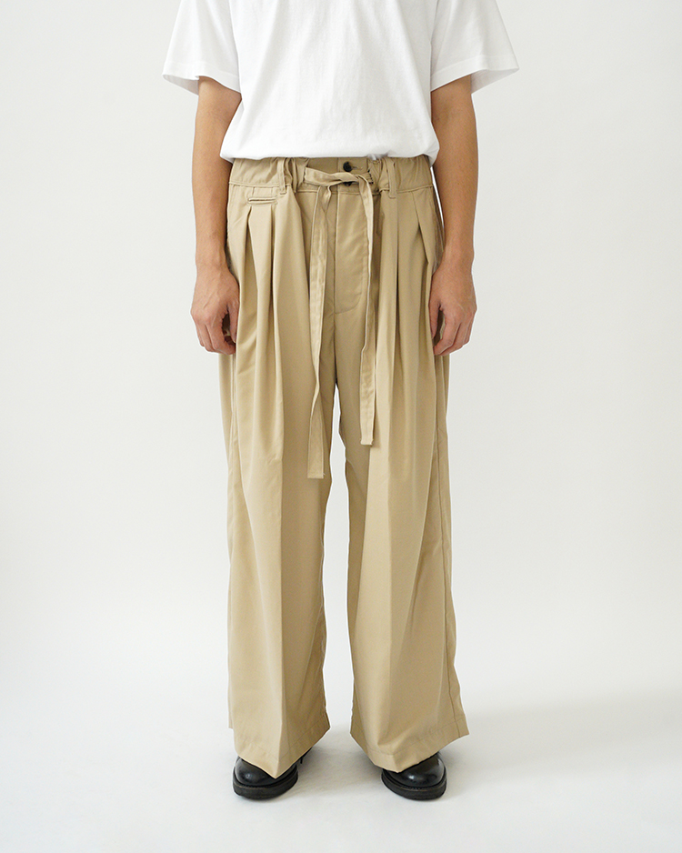パンツ sillage beige pants Sillage Circular Pants Beige