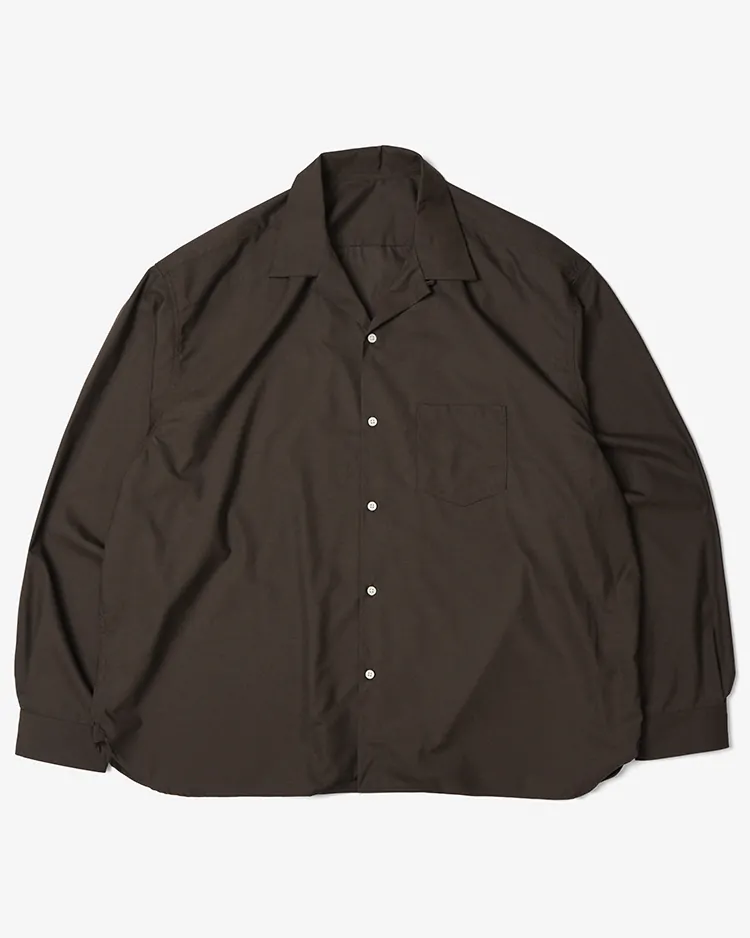 Sillage / RE-ENGINEERED OVERSHIRT BROWN