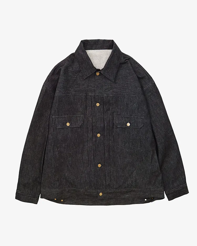 Sillage / TRUCKER JACKET BLACK DENIM ONE WASH