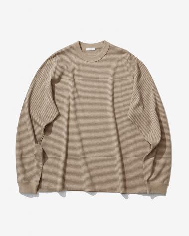  / SUVIN DOUBLE JERSEY CREWNECK PULLOVER / BEIGE