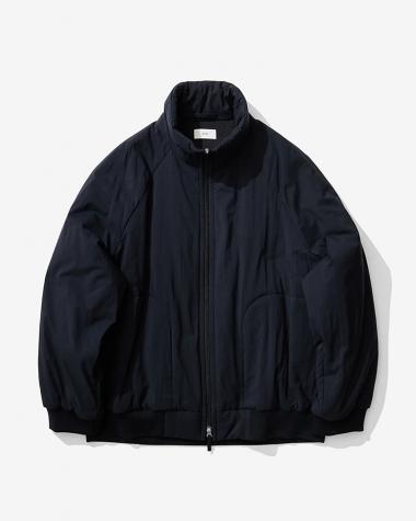  / MAT AIRLY NYLON WOOL PADDED STAND JACKET / NAVY