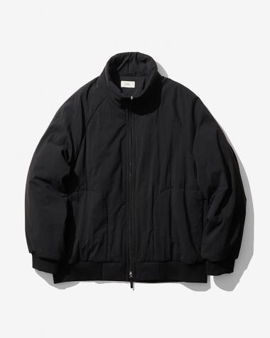  / MAT AIRLY NYLON WOOL PADDED STAND JACKET / BLACK
