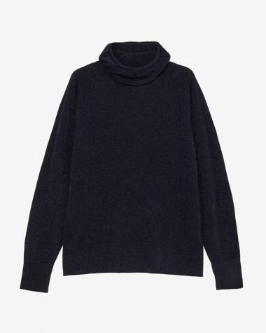  / Mesh Pile Hoodie / INK NAVY (IN)