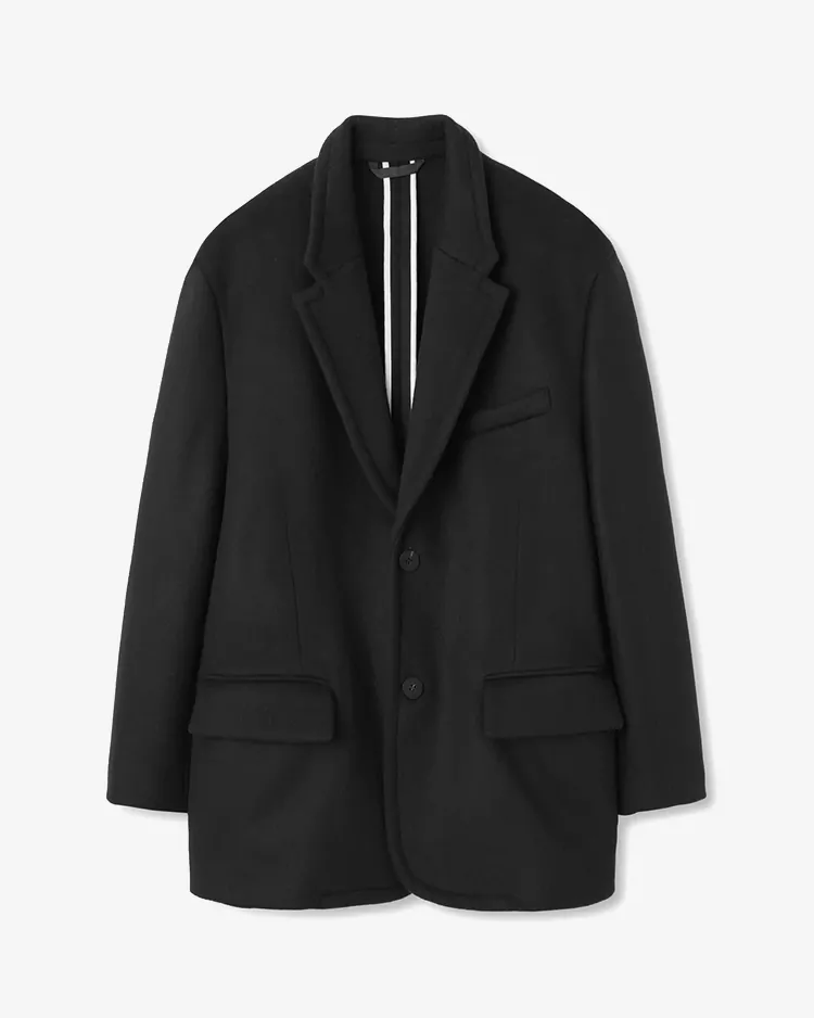 OVERCOAT / OVERSIZE BLAZER IN DOUBLE FACE BEAVER