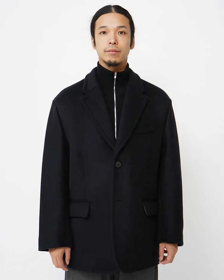 OVERCOAT / OVERSIZE BLAZER IN DOUBLE FACE BEAVER