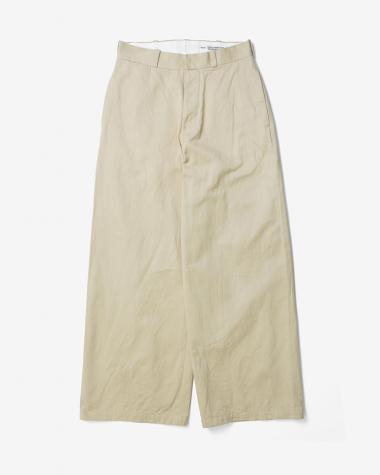  / WIide Trousers - CHINO / BEIGE