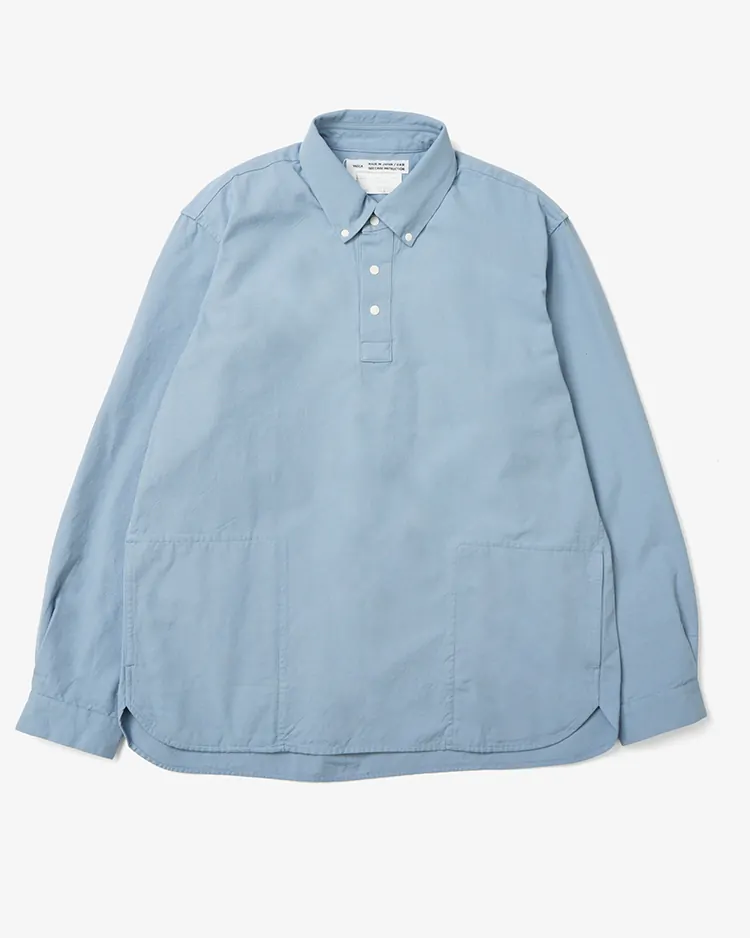 YAECA (MEN) / STANDARD PO - COMFORT SHIRT / SAX
