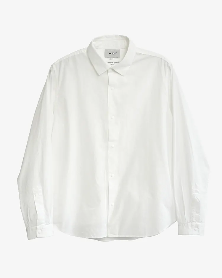 YAECA (MEN) / RELAX - COMFORT SHIRT / WHITE