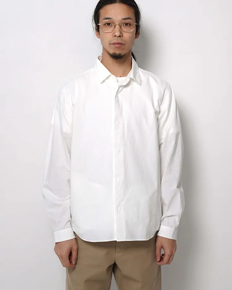 YAECA (MEN) / RELAX - COMFORT SHIRT / WHITE