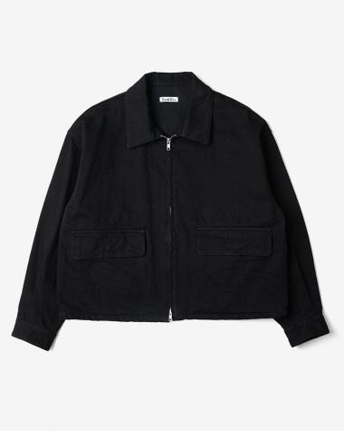 Dice&Dice / BLACK DENIM ZIP BLOUSON / BLACK