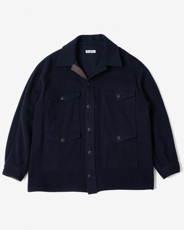  / WOOL MOSSER CRUISER JACKET / D.NAVY