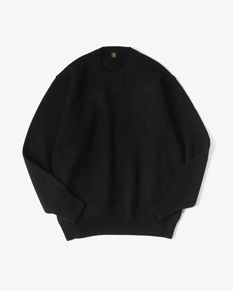 BATONER (MEN) / 10GRAM CASH CREW NECK / BLACK