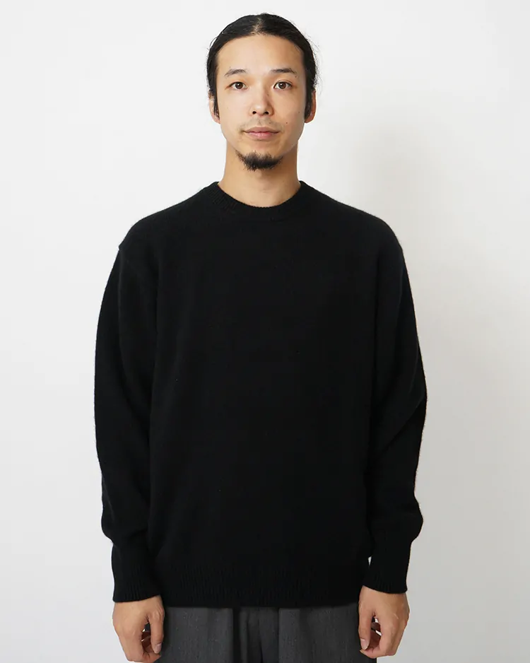 BATONER (MEN) / 10GRAM CASH CREW NECK / BLACK