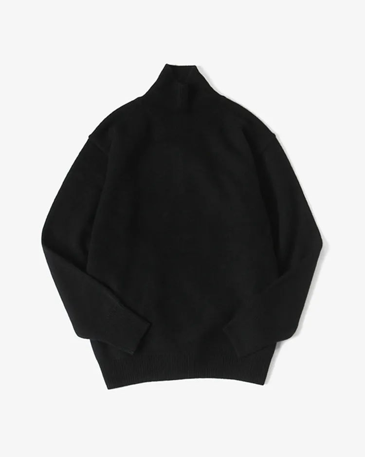 BATONER (MEN) / 10GRAM CASH TURTLE NECK / BLACK