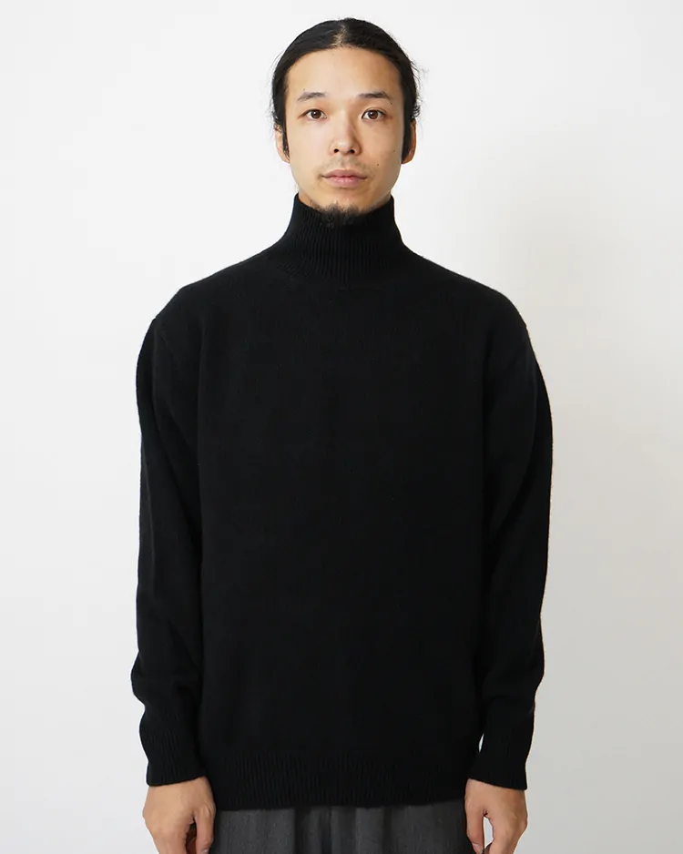 BATONER (MEN) / 10GRAM CASH TURTLE NECK / BLACK