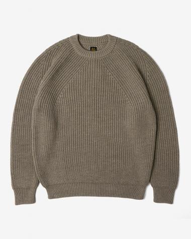  / SIGNATURE CREW NECK / MELANGE BROWN