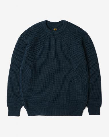  / SIGNATURE CREW NECK / DARK GREEN × NAVY