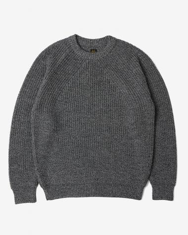  / SIGNATURE CREW NECK / IVORY × BLACK