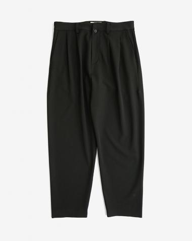 YAECA (MEN) / TWO TUCK TAPERED - 2WAY PANTS / D.CHARCOAL