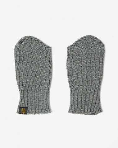  / SOLID WOOL HAND WARMER / MELANGE GRAY