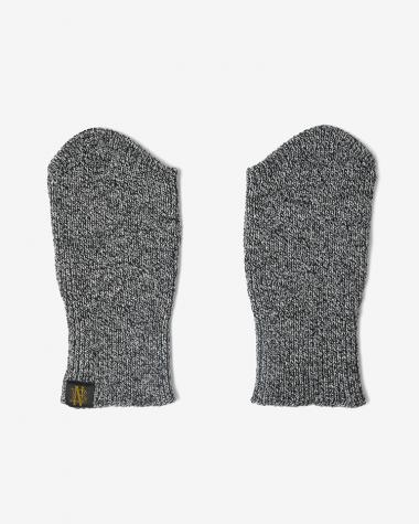  / SOLID WOOL HAND WARMER / IVORY × BLACK