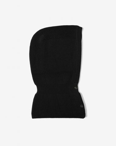  / SOLID WOOL BALACLAVA / BLACK