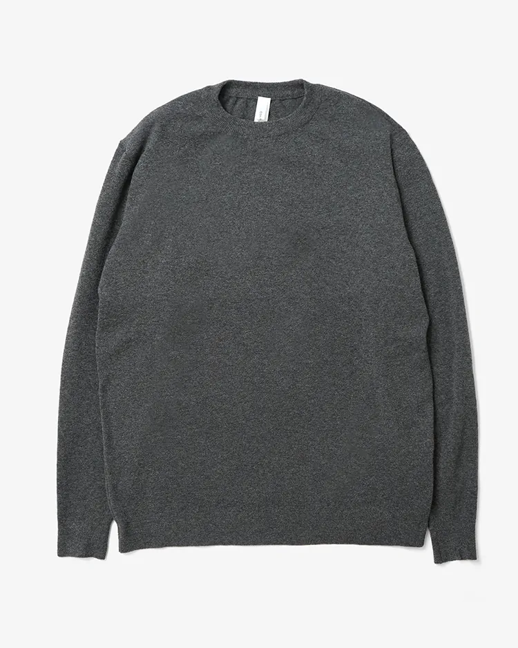YAECA (MEN) / 2WAY Knit Pullover / GRAY