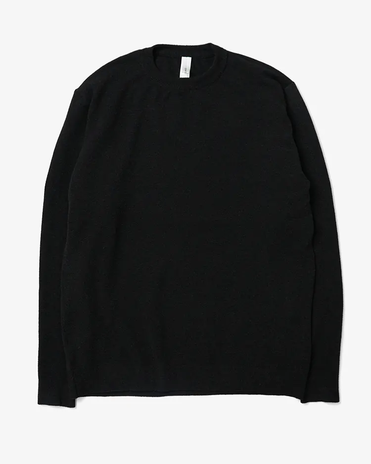 YAECA (MEN) / 2WAY Knit Pullover / D.CHARCOAL