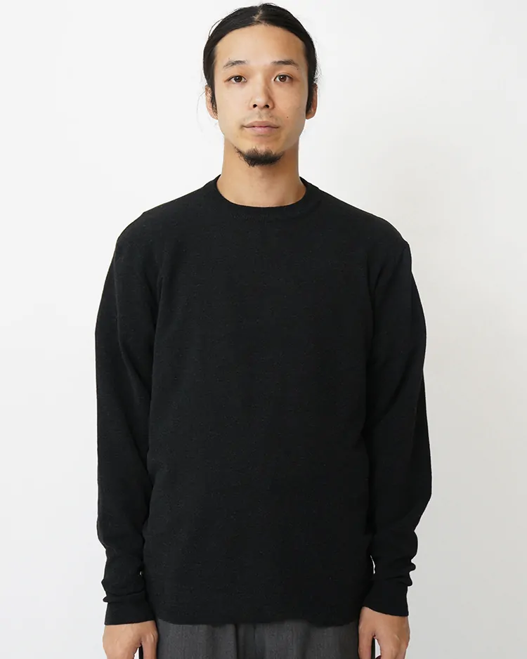 YAECA (MEN) / 2WAY Knit Pullover / D.CHARCOAL