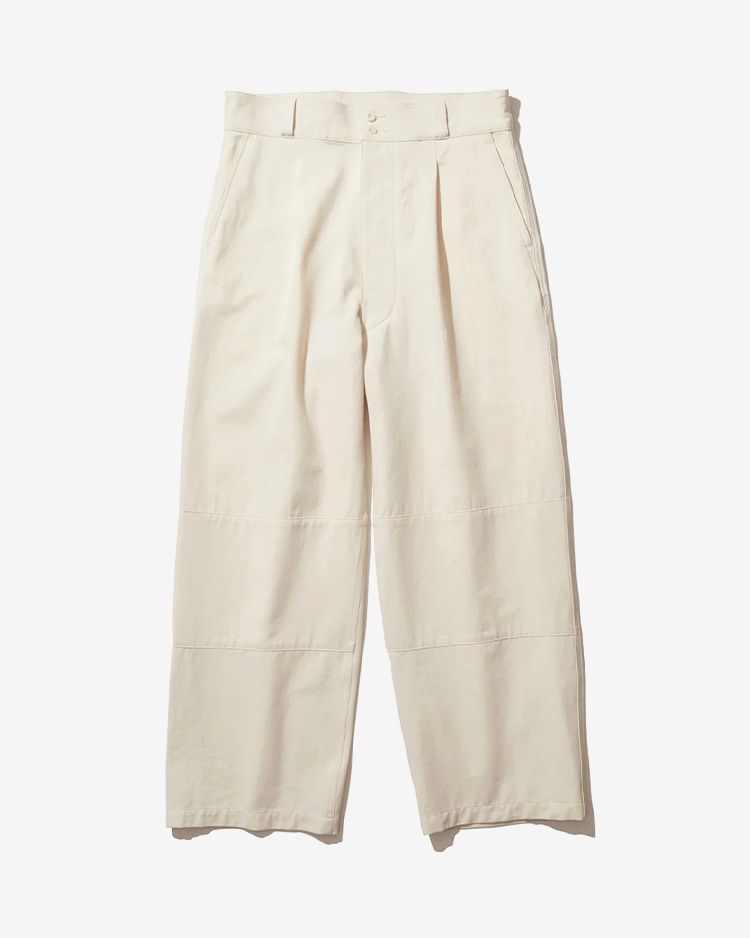 ATON (MEN) / HARD WASHED COTTON M-47 PANTS / OFF WHITE