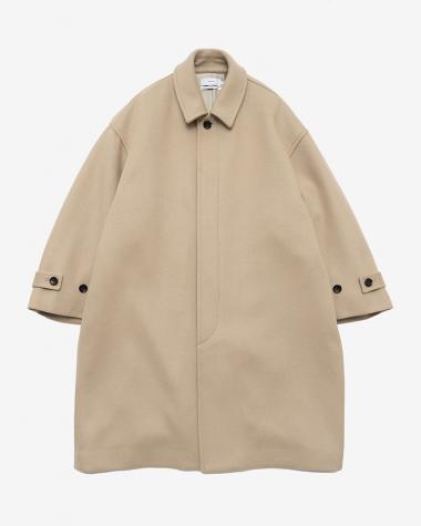  / Light Melton Oversized Coat / GREGE