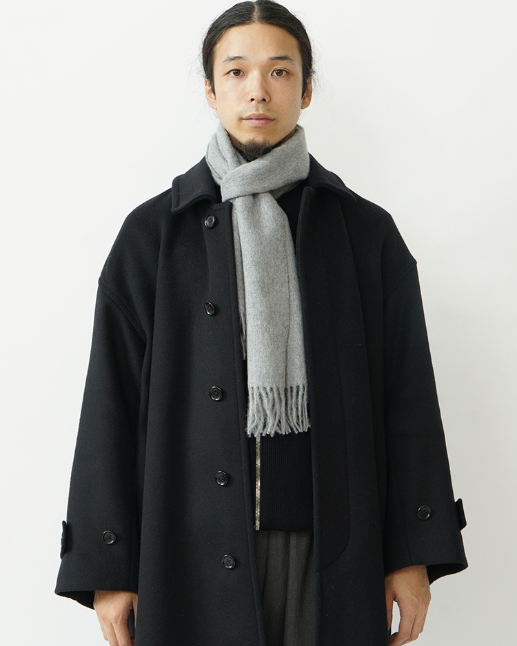 THE INOUE BROTHERS... / Brushed Scarf / LT.GREY