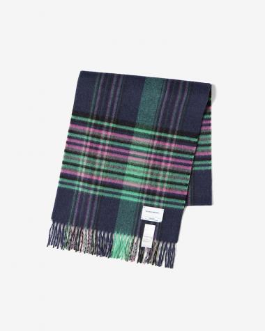 / Brushed Scarf / CHECKERED GREEN