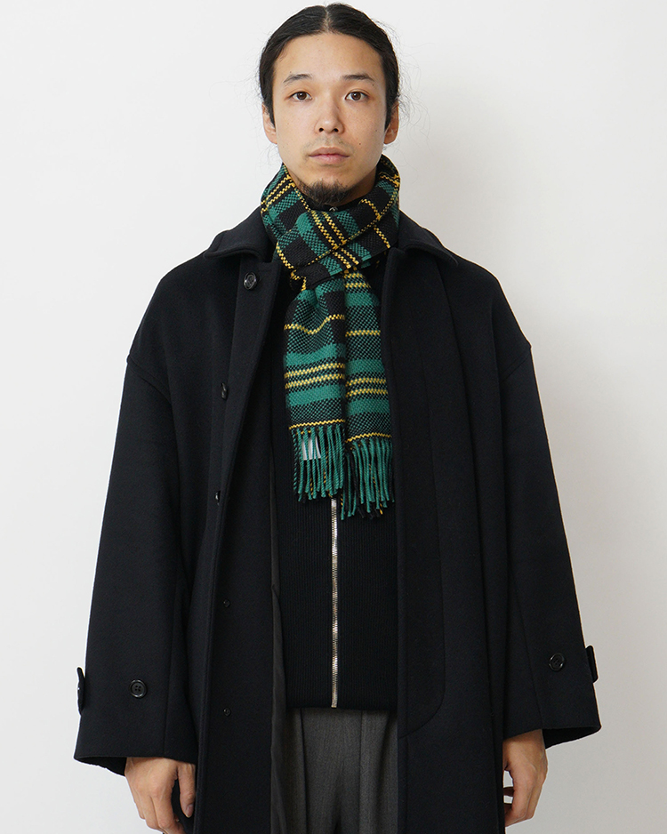 THE INOUE BROTHERS... / Market Cheek Scarf / JAMAICA CHECK