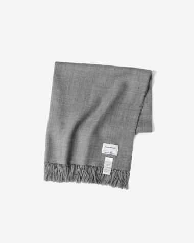 / Non Brushed Large Stole / LT.GREY