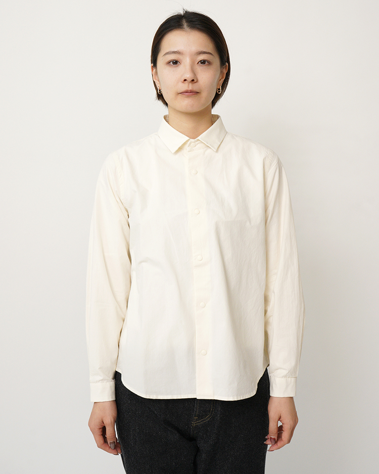YAECA (WOMEN) / STANDARD - COMFORT SHIRT / OFF WHITE