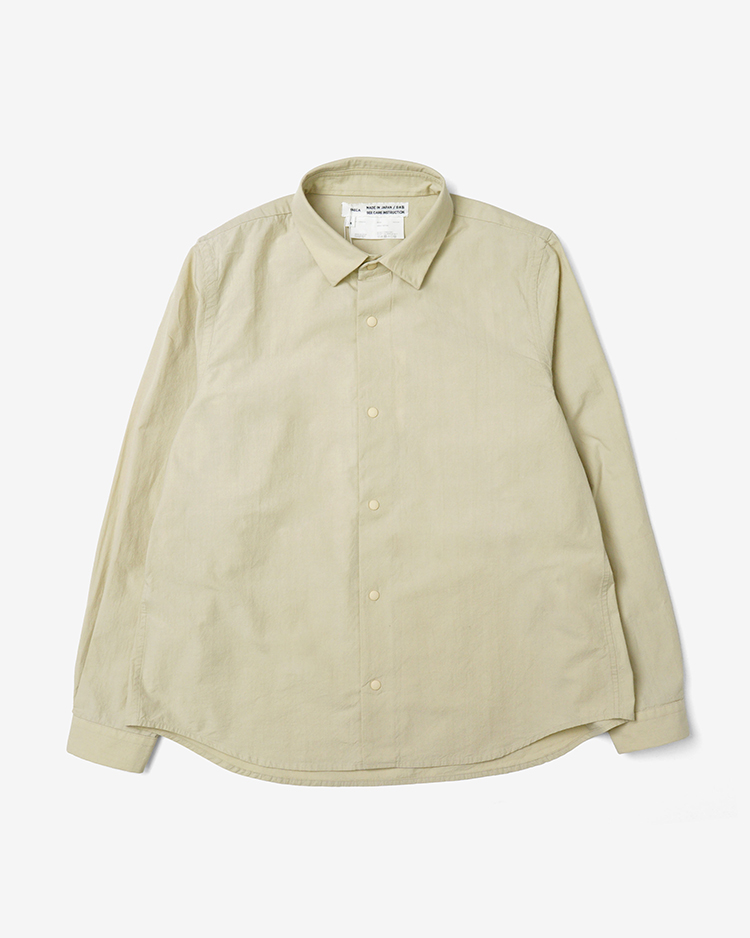 YAECA (WOMEN) / STANDARD - COMFORT SHIRT / BEIGE