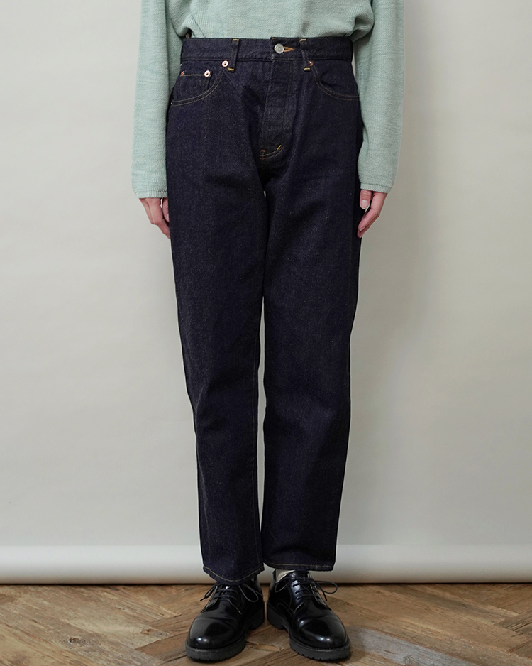 YAECA (WOMEN) / WIDE TAPERED DENIM(9-13W)