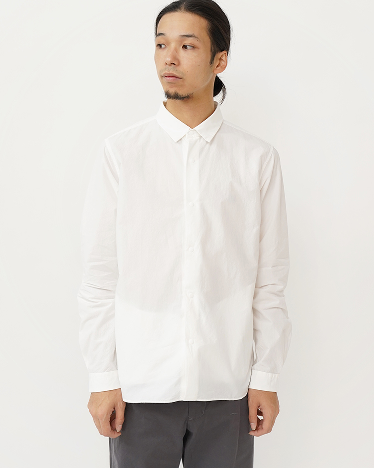 YAECA (MEN) / STANDARD - COMFORT SHIRT / WHITE